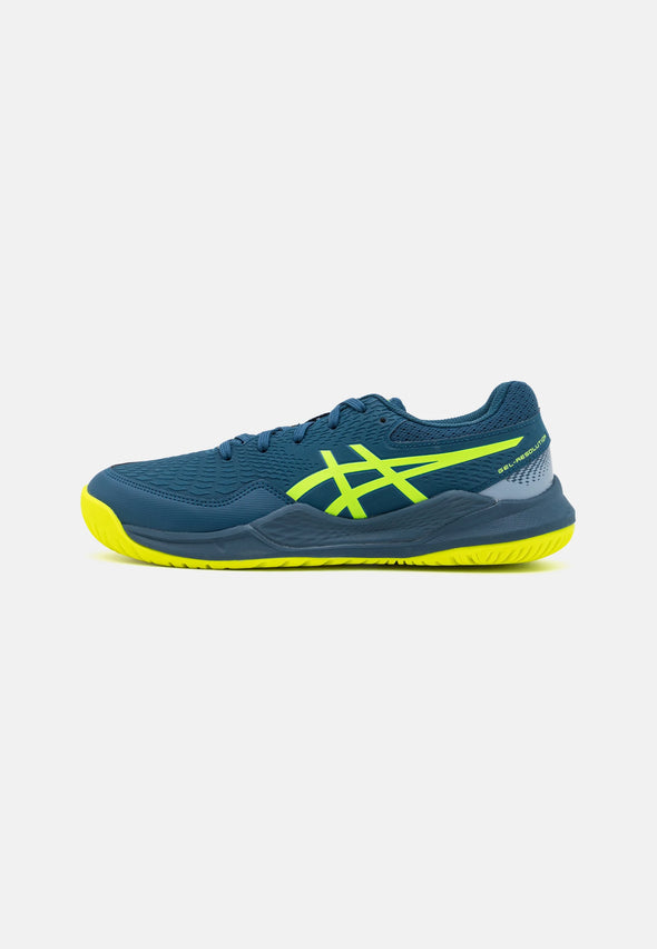 Asics Junior Gel Resolution 9 GS Mako Blue / Safety Yellow