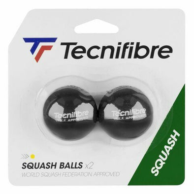 Tecnifibre Yellow Dot Squash Balls 2pk