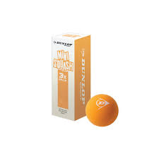 Dunlop Mini Squash Balls (3-Pack)