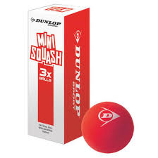 Dunlop Mini Squash Balls (3-Pack)