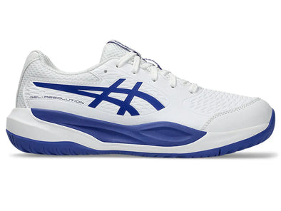 Asics Gel Resolution X GS Kids Tennis Shoes White/Dark Cobalt