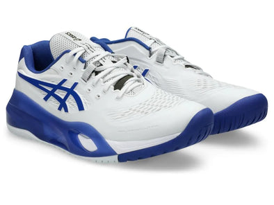 Asics Gel-Resolution X (Hardcourt) Mens Wide White/Dark Cobalt