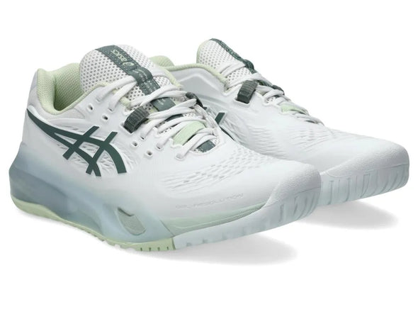 Asics Gel-Resolution X Women's (Hardcourt) Wide White/Monument Blue
