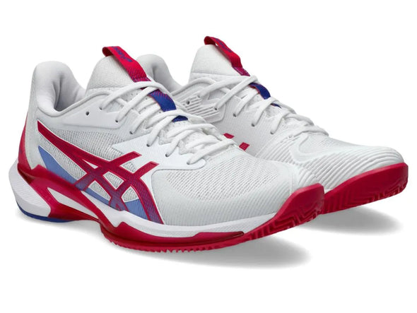 Asics Gel-Solution Speed FF 3 (Herringbone Sole) Women's White/Bright Rose
