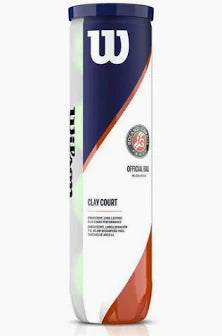 Roland Garros Clay Court Tennis 4-Ball Can