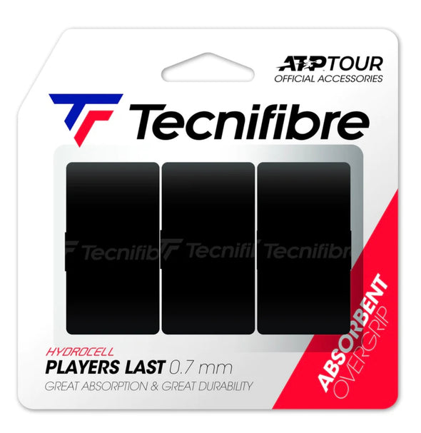 Tecnifibre Last 3pk- Over grips (Black)