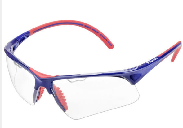 Tecnifibre Squash Glasses- Blue/Red