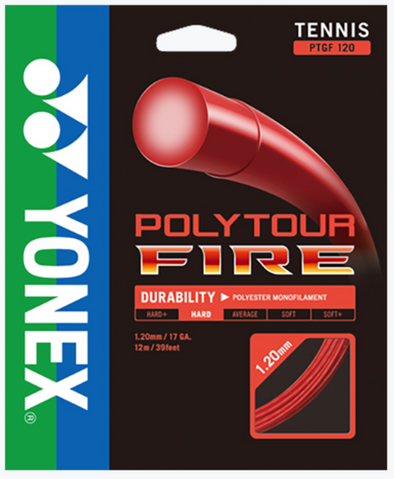 Yonex PolyTour Fire 1.20g Tennis String 
