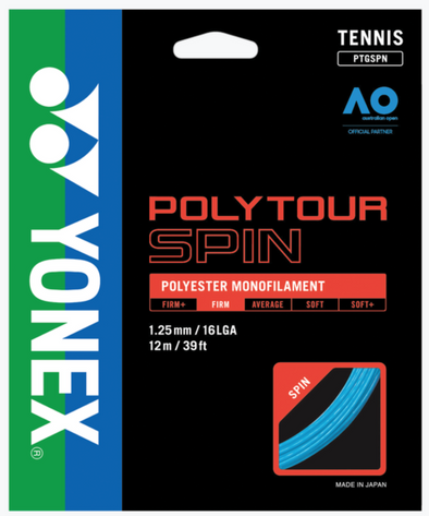 Yonex PolyTour Spin 16g Tennis String