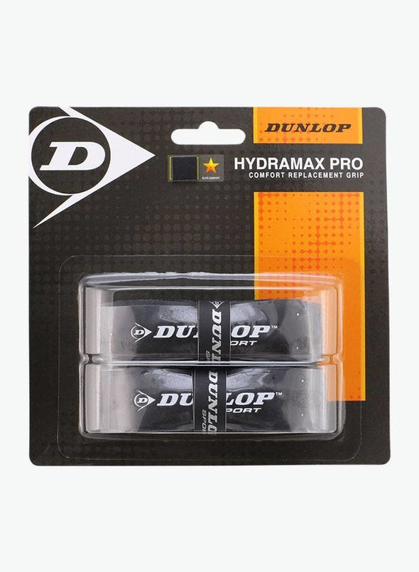 Dunlop Hydramax Pro Replacement Grip Black - 2 Pack