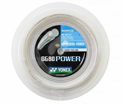 Yonex BG80 Power 200M Reel White – Werder Rackets