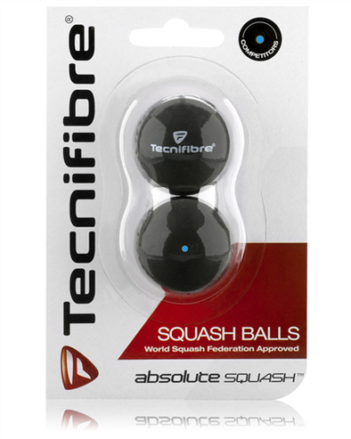 Tecnifibre Blue Dot Squash Ball 2 Pack